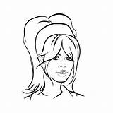 Brigitte Bardot sketch template