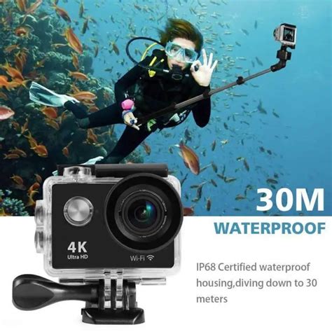 ultra hd  mini camera waterproof sports camera wifi helmet dv camera  carry case bundle