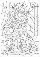 Malen Zahlen Prinzessinnen sketch template