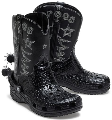 crocs cowboy boots  spurs   sale today