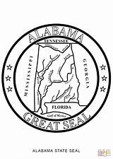 Alabama Seal State Coloring Pages Football Drawing Symbols Printable Color Logo Getdrawings Supercoloring Worksheets Choose Board Popular Categories sketch template