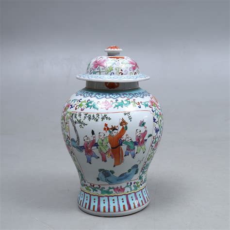 chińska waza z początku xx wieku piękna antyki i sztuka galeria lion
