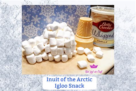 marshmallow igloo    craft