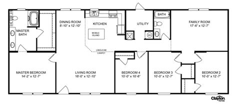clayton homes home floor plan manufactured homes modular homes mobile homes mobile home