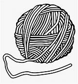 Yarn Wool Clipart Ball Drawing Knitting Wolle Clip Lineart Cliparts Printable Transparent Woollen Clothes Pixabay Vector Svg Craft Library Handmade sketch template
