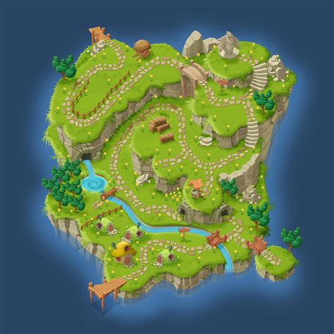 artstation game map concept