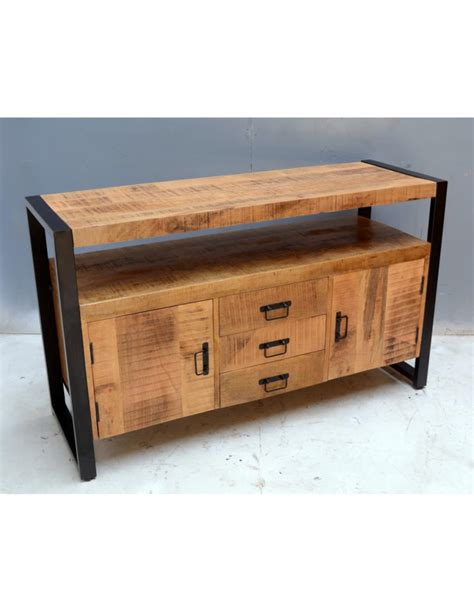 tv meubel mangohout met lades en deurtjes mango houten meubels
