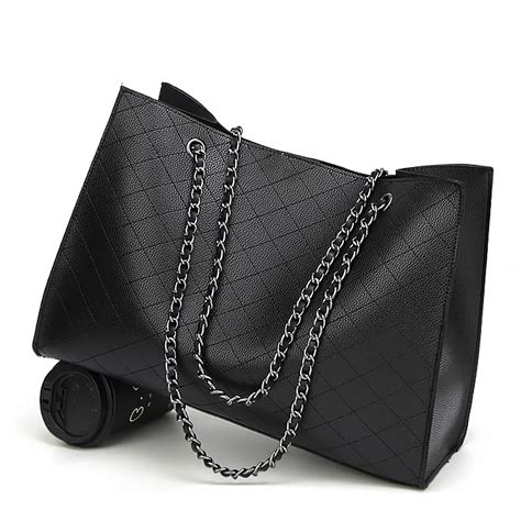 women leather handbags luxury black woman bags designer big tote