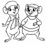 Rescuers Mice Ausmalbilder Tiere Wecoloringpage sketch template