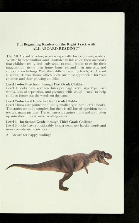 The Dinosaures Of Jurassic Park All Aboard Lire Book Jurassic Park