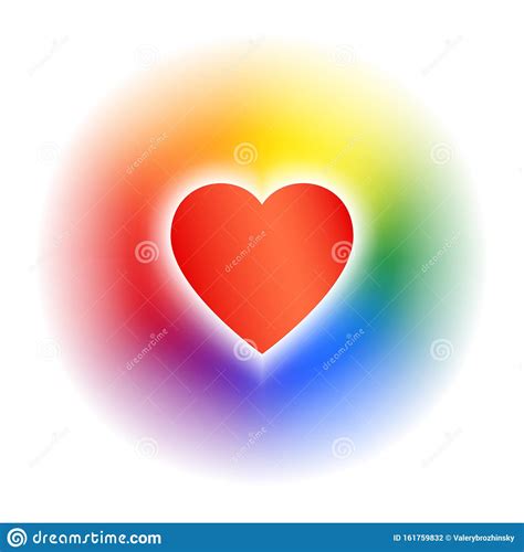 coming out lgbt icon rainbow shining heart symbol of freedom of