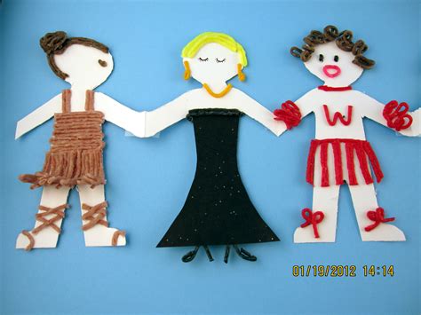 paper doll crafts  kids craftsforkids httpwwwwikkistixcomblog