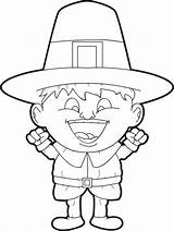 Pilgrim Coloring Pages Printable Pilgrims Kids Boy Thanksgiving 700px Xcolorings Print Mouth Wide Open sketch template