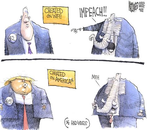 impeachment cartoons are more difficult during trump s era than clinton