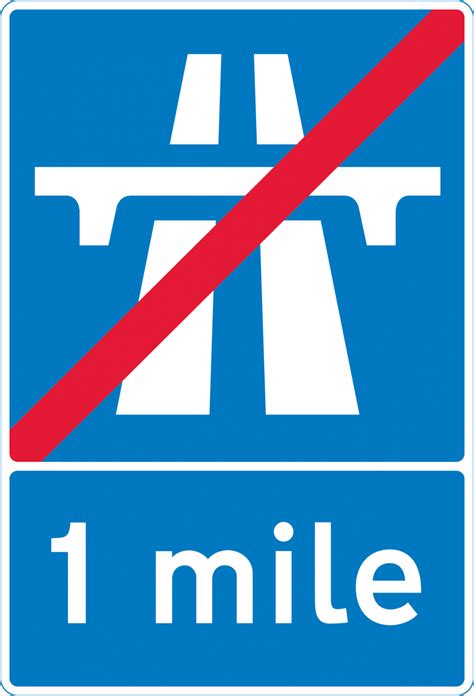 motorway sign theory test