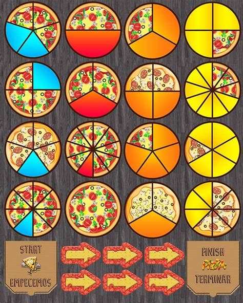 pizza fraction floor graphics jumpmath sensory paths
