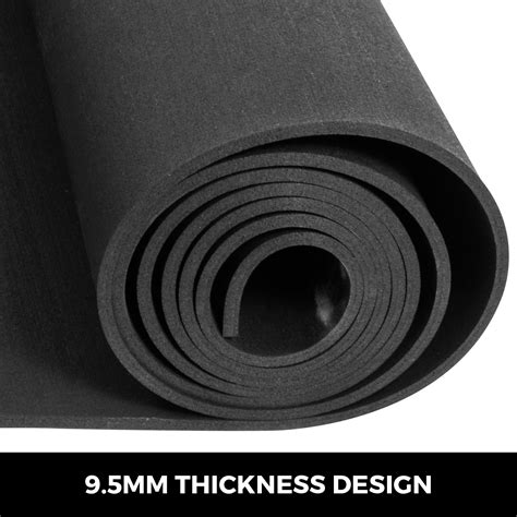 rubber floor mats flooring rolls exercise gym heavy duty fitness equipment mat ebay