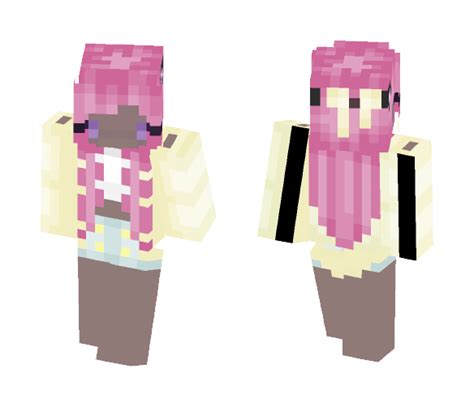 Download Chibi Pink Hair Girl Im Back Minecraft Skin