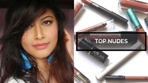 top 10 nude lipsticks for brown indian skin updated best nude lipstick swatches medium tan