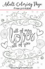 Coloring Adult Printable Pages Own Make Color Tips Thegirlcreative Adults Print Loves Jesus Create Printables Give Quote Favorite Valentine Size sketch template