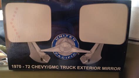 position  exterior side view mirrors  chev picup gm truck club forum