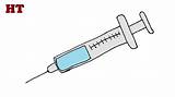 Syringe Htdraw sketch template