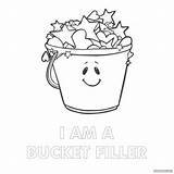 Bucket Filled Coloring Today Printable Fill Filler Sheet Choose Board Filling sketch template