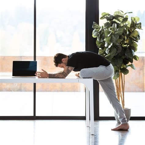 yoga poses      desk alo moves