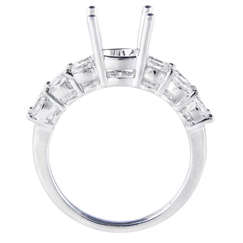 ct diamond platinum engagement ring setting