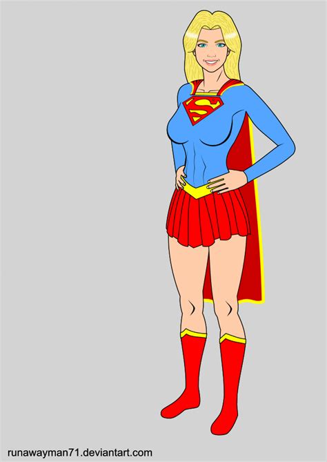 Supergirl Flexing Animated  By Runawayman71 On