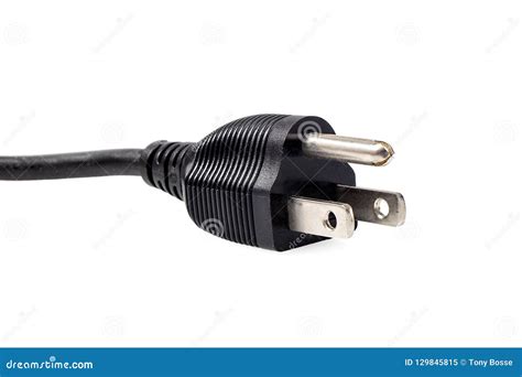 electrical power cord male  stock image image  current device