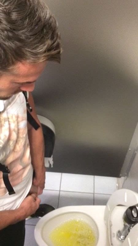 spying hot lad pissing at public toilet my own private locker room