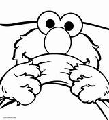 Coloring Elmo Pages Printable Kids Print Cool2bkids Color Baby Cartoon sketch template