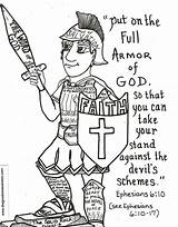 Ephesians Armour Shield Toddler Goliath sketch template