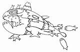 Pokemon Coloring Wishiwashi Pages 1033 Coloriages Sun sketch template