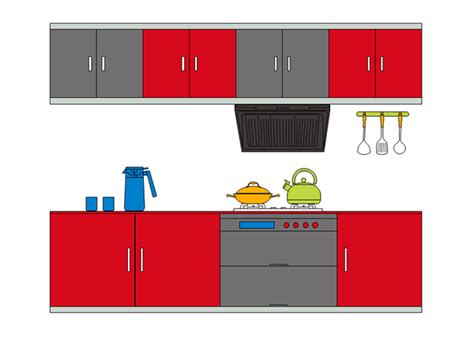 concept kitchen cabinet design template