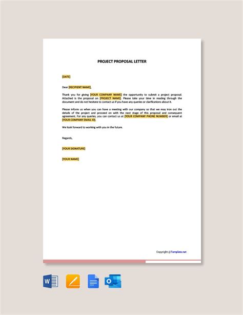 project proposal letter sample