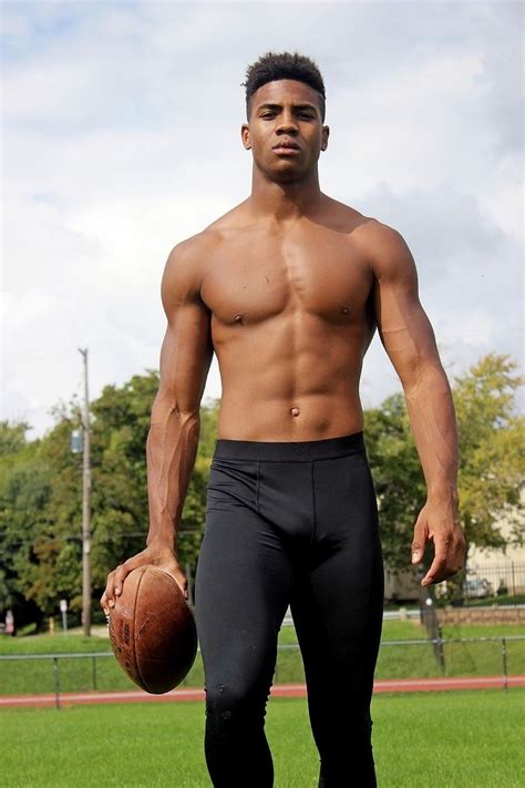 pin  sexy athletic black  light skin men