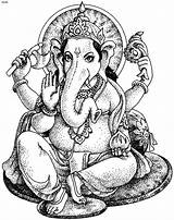 Ganesha Coloring Pages Ganesh Drawing Outline Lord Cliparts Print Whole Wonder Kids Book Et Hindus sketch template