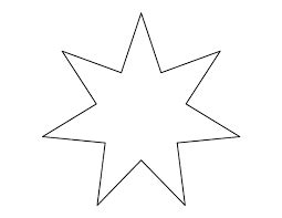 prentresultaat vir  pointed star star template templates printable