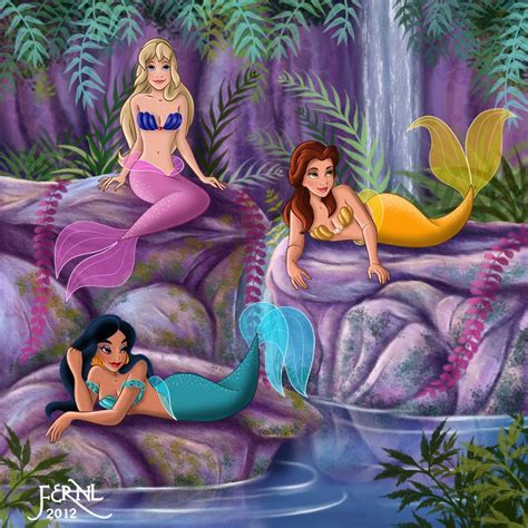 disney princesses leading ladies  mermaids disney princess fan