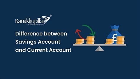 difference  savings account  current account