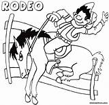 Rodeo Coloring Pages Print sketch template