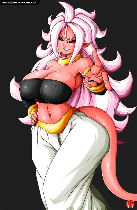 majin android 21 ver 01 by witchking00 hentai foundry
