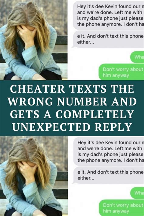 Cheater Texts The Wrong Number And Gets A Completely Unexpected Reply