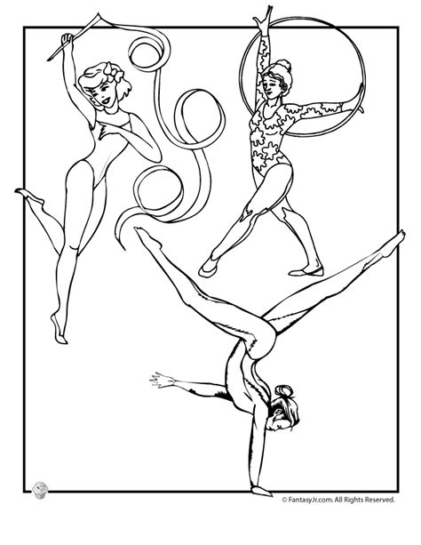 olympic girls gymnastics coloring page woo jr kids activities