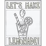 Lemonade Quarantine sketch template