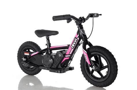 revvi  kids electric bike pink motox motocross atv