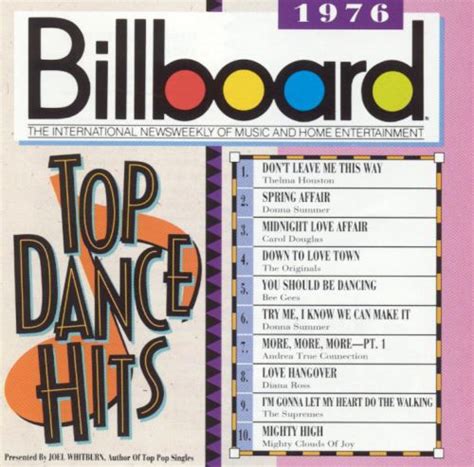 Billboard Top Dance Hits 1976 Various Artists Songs Reviews