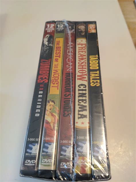 horror freak fest terror theater movie collection dvd 60 movies
